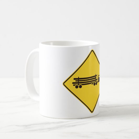 Protokollierung von Lastkraftwagen Kaffeetasse (Vorderseite Links)