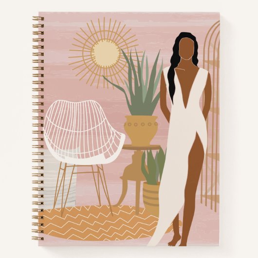 Protokollnotizen für Teens, Mädchen, Frauen-Notebo Notizblock (Vorderseite)