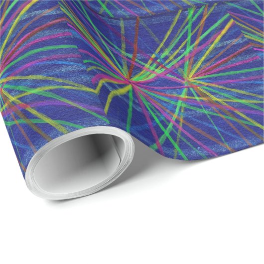 Proton Collisions Geschenkpapier (Rolleneckpunkt)