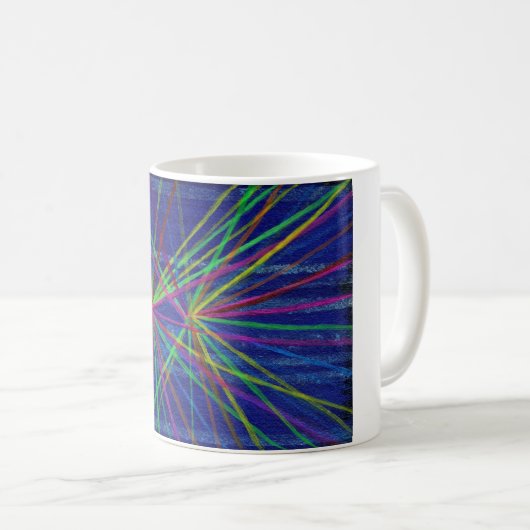 Proton Collisions Kaffeetasse (VorderseiteRechts)
