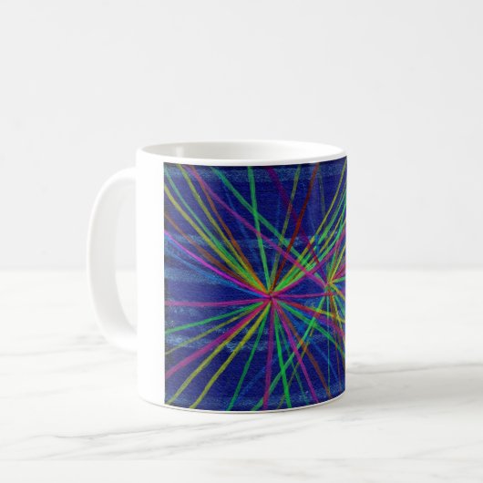 Proton Collisions Kaffeetasse (Vorderseite Links)