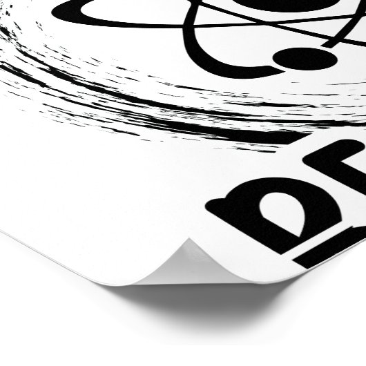 Proton Physics | Geschenk für Physiker Poster (Ecke)