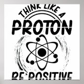 Proton Physics | Geschenk für Physiker Poster (Vorne)