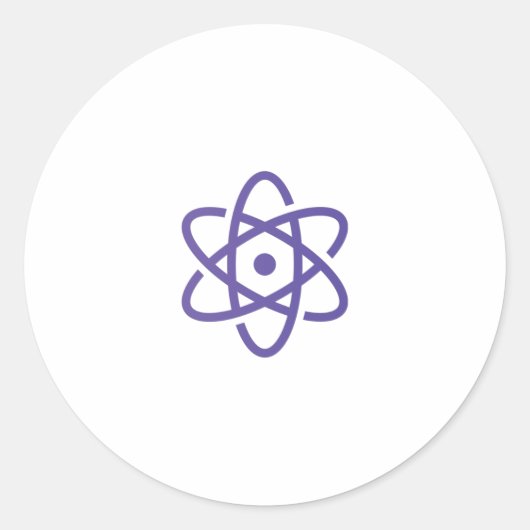 Proton XPR logo Proton Crypto logo Runder Aufkleber (Vorderseite)