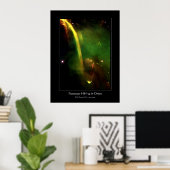 Protostar HH34 bei Orion - Weltraumastronomie Poster (Heimbüro)