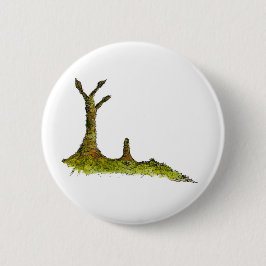 Prototaxites Flechten-Knopf Button