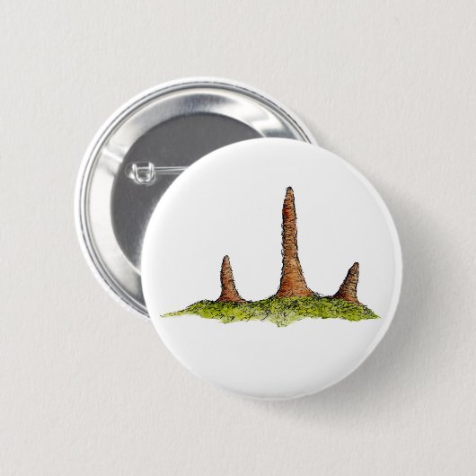 Prototaxites Fungi Button (Vorne & Hinten)