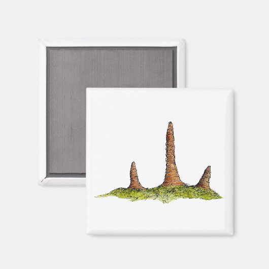 Prototaxites Fungi Magnet (Vorderseite/Rückseite)