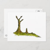 Prototaxites Lichens Postcard Postkarte (Vorne/Hinten)