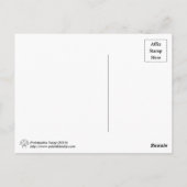 Prototaxites Postkarte (Rückseite)