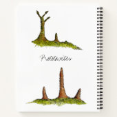 Prototaxites SpiralNotebook Notizblock (Rückseite)