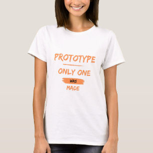 Prototyp, es wurde nur einer hergestellt T-Shirt