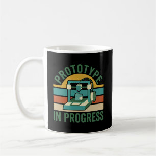 Prototyp in Arbeit 3D-Druck-Macher-Grafik Kaffeetasse