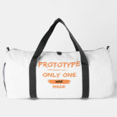 Prototyp, nur einer wurde hergestellt duffle bag (Rückseite)