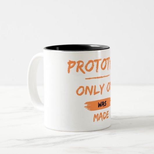 Prototyp Zweifarbige Tasse (Vorderseite Links)