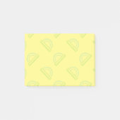 Protractor Math Pattern Post-it Klebezettel (Vorderseite)