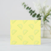 Protractor Math Pattern Post-it Notes (Stehend Vorderseite)