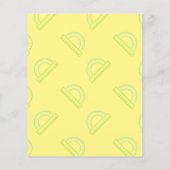 Protractor Math Pattern Post-it Notes (Rückseite)