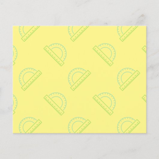 Protractor Math Pattern Post-it Notes (Vorderseite)