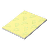Protractor Math Pattern Post-it Notes Notizblock (Rotiert)