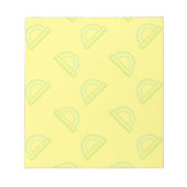 Protractor Math Pattern Post-it Notes Notizblock (Vorderseite)