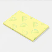 Protractor Math Pattern Post-it Notes Post-it Klebezettel (angewinkelt)