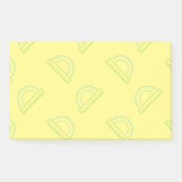 Protractor Math Pattern Post-it Notes Post-it Klebezettel