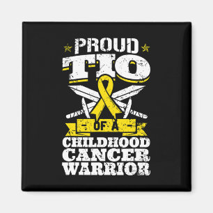 Prou Tio of a Chilhood Cancer Warrior Awareness U Magnet