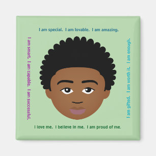 #Proud2BNaturalMe #Affirmations Locker Magnet