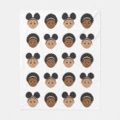 #Proud2BNaturalMe #AKA Fleecedecke (Vorderseite)