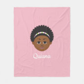 #Proud2BNaturalMe #AKA Fleecedecke (Vorderseite)