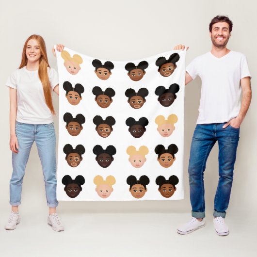 #Proud2BNaturalMe ALL Beautiful Blanket Fleecedecke (Beispiel)