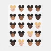 #Proud2BNaturalMe ALL Beautiful Blanket Fleecedecke (Vorderseite)