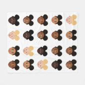 #Proud2BNaturalMe ALL Beautiful Blanket Fleecedecke (Vorderseite (Horizontal))