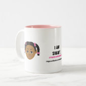 #Proud2BNaturalMe-Bestätigung Zweifarbige Tasse (Vorderseite Links)