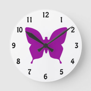 #Proud2BNaturalMe #Butterfly Children Runde Wanduhr