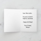 #Proud2BNaturalMe Choose-My-Complexion Birthday Karte (Innenseite)