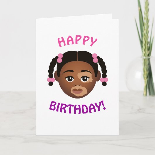 #Proud2BNaturalMe Choose-My-Complexion Birthday Karte (Vorderseite)