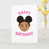 #Proud2BNaturalMe Choose-My-Complexion Birthday Karte (Gelbe Blume)