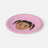 #Proud2BNaturalMe Choose-My-Complexion Birthday Pappteller (Schrägansicht)