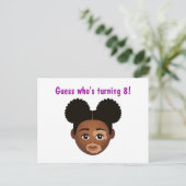 #Proud2BNaturalMe Choose-My-Complexion Birthday Postkarte (Stehend Vorderseite)