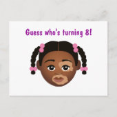 #Proud2BNaturalMe Choose-My-Complexion Birthday Postkarte (Vorderseite)