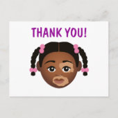 #Proud2BNaturalMe Choose-My-Complexion Vielen Dank Postkarte (Vorderseite)