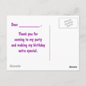 #Proud2BNaturalMe Choose-My-Complexion Vielen Dank Postkarte (Rückseite)