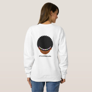 #Proud2BNaturalMe Doppelseitiges Afro Sweatshirt