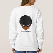 #Proud2BNaturalMe Doppelseitiges Afro Sweatshirt (Rückseite)