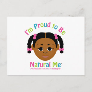 #Proud2BNaturalMe Geburtstag Vielen Dank Postkarte