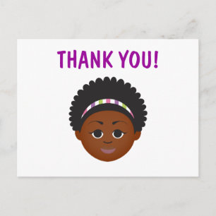 #Proud2BNaturalMe Geburtstag Vielen Dank Postkarte