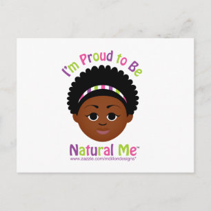 #Proud2BNaturalMe Geburtstag Vielen Dank Postkarte