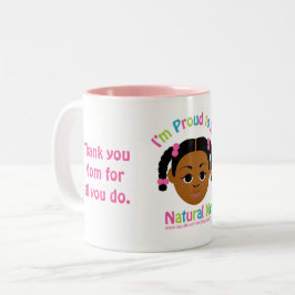 #Proud2BNaturalMe Geschenke für #Mama Zweifarbige Tasse
